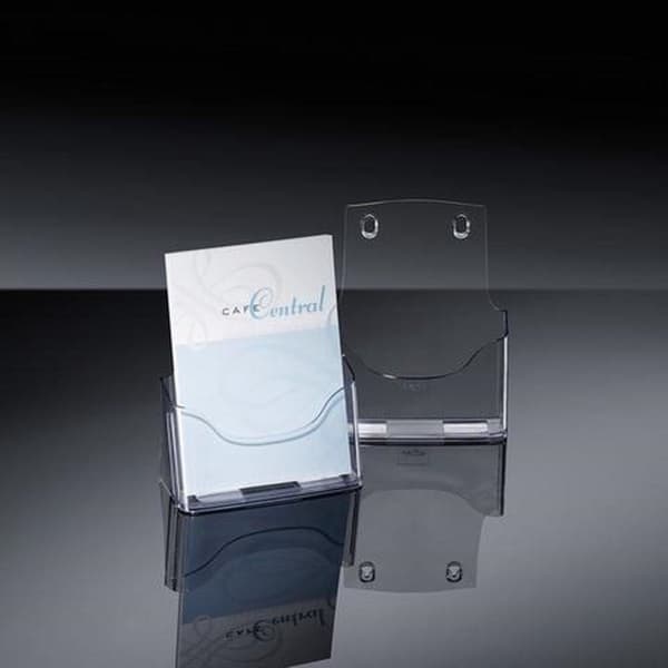 Folderholder Sigel bordmodel - A5 transparent akryl 1 rum