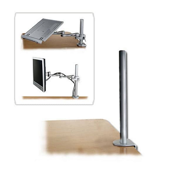 LINDY LINDY Tischhalterung 450mm Modular 1x Monitor bordsfäste Silver