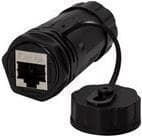 LogiLink Professional - Netværkskobling - RJ-45 (W) til RJ-45 (W) - STP - CAT 6a - udendørs - sort