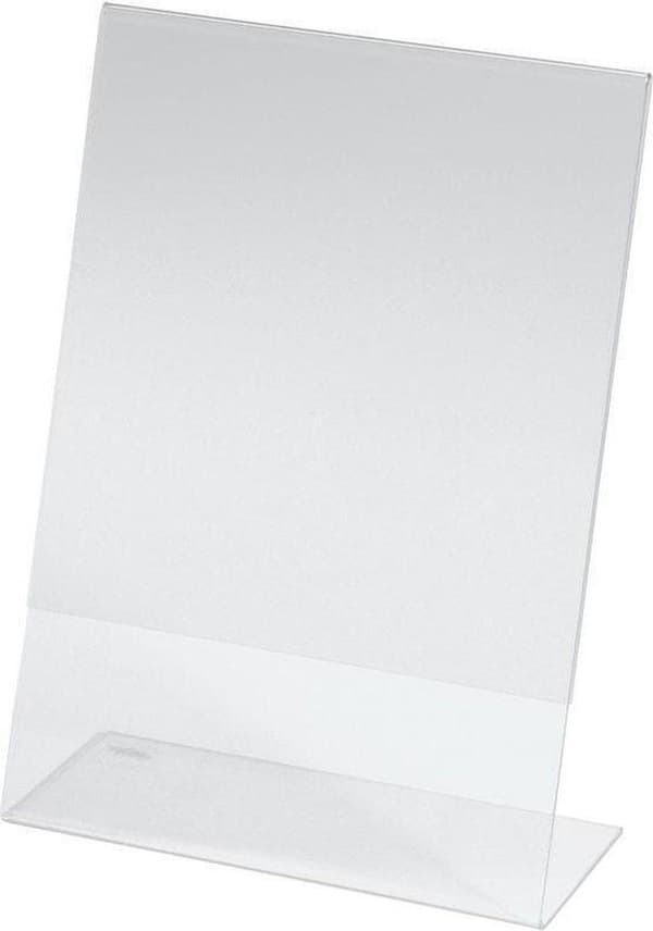bordstand Sigel krystalklar A5 vinklet SI-TA212