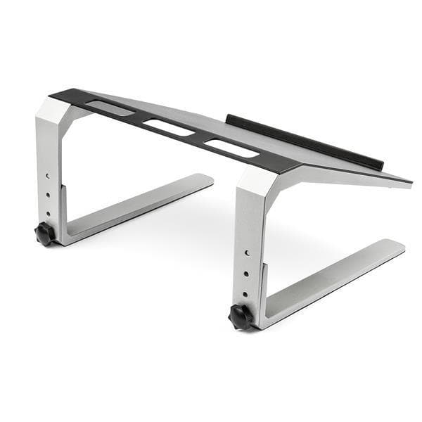 StarTech.com LTSTND Laptop Riser (Adjustable Laptop Stand, Heavy-Duty Steel & Aluminum, 3 Height Settings, Reclining, Ergonomic) - Notebook Stand - De