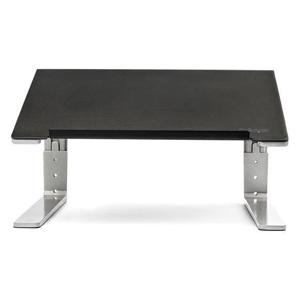 StarTech.com LTSTND Laptop Riser (Adjustable Laptop Stand, Heavy-Duty Steel & Aluminum, 3 Height Settings, Reclining, Ergonomic) - Notebook Stand - De