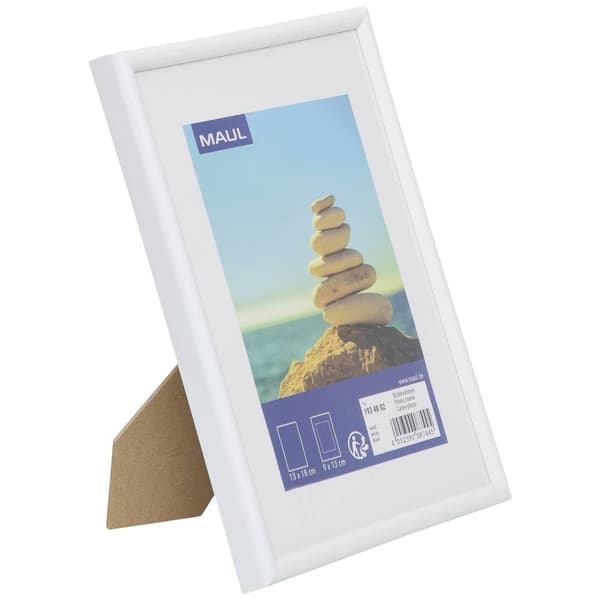 Maul 1934802 Växelram akryl Pappersformat: 13 x 18 cm Vit