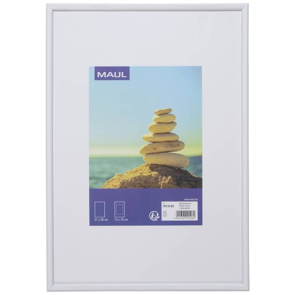 Maul 1935402 Växelram akryl Pappersformat: 21 x 30 cm Vit