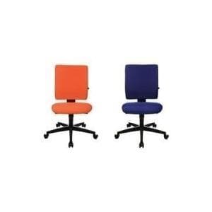 Topstar kontorstol "Lightstar 25,40 cm (10"), stof, blå, trinløs sædehøjdejustering, mellemhøj firkantet (LS1000 G26)