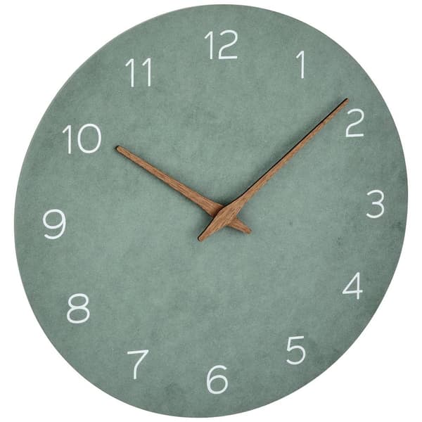 TFA Dostmann 60.3054.04 Kvarts Väggklocka 297 mm x 45 mm Jade, Grön