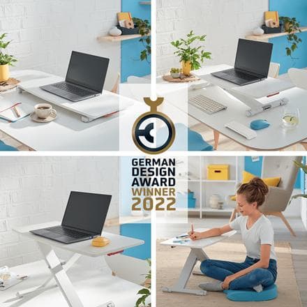 Leitz 65330085 stående skrivebord Grå