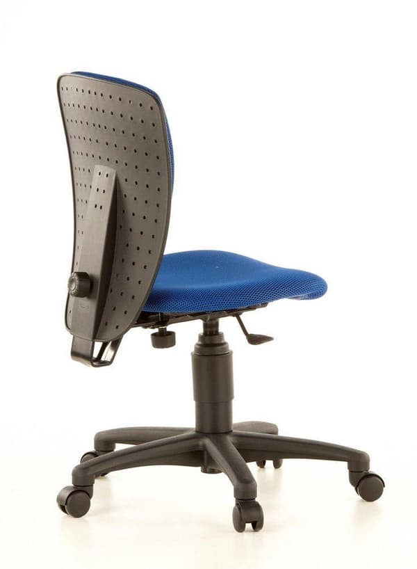 Topstar drejestol til børn "HIGH S'COOL", stof: blå high-tec 3D mesh - slidstærkt / smudsafvisende (70570 BB60)