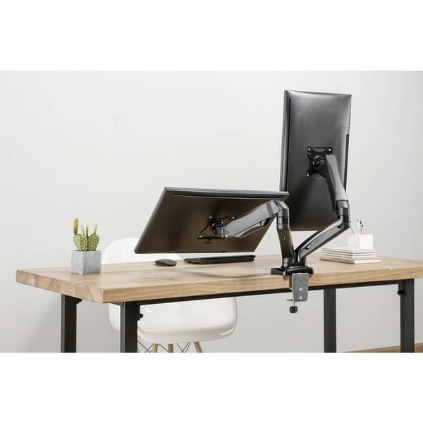 SpeaKa Professional SP-MM-910 2x Monitorfäste 43,2 cm (17) - 81,3 cm (32) Gastryckteknik, Lutning, Vridbar