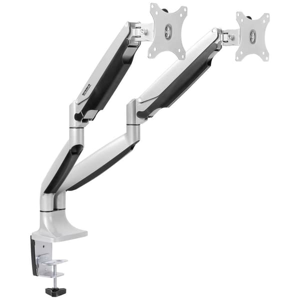 SpeaKa Professional SP-MM-930 2x Monitorfäste 33,0 cm (13) - 81,3 cm (32) Gastryckteknik, Vridbar, Lutning