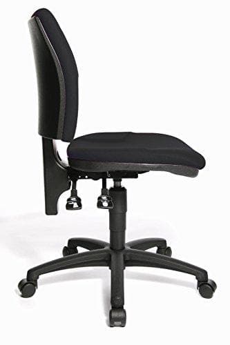 Topstar kontorsstol "U 127,00 cm (50"), svart mått: (B)460 x (D)450 x (H)420 - 550 mm, ryggstödshöjd: 400 mm (8070-BC0)