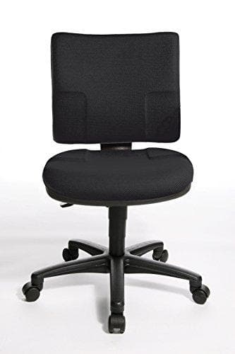 Topstar kontorsstol "U 127,00 cm (50"), svart mått: (B)460 x (D)450 x (H)420 - 550 mm, ryggstödshöjd: 400 mm (8070-BC0)
