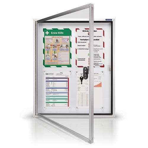 magnetoplan monter CC, 4 x DIN A4, ut- och insida med slagtåligt akryl säkerhetsglas, bakvägg av (1216000)