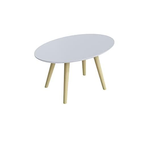 easyDesk sivupöytä scandi TBS65.23.13 40x65cm pyökki/valkoinen (TBS65.23.13)