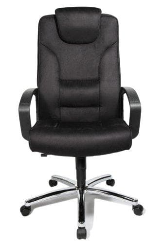 Topstar direktionsstol "Comfort Point 50 Microfibre", krom ryglæn / sæde lavet af slidstærkt mikrofiber, med lændestøtte - 1 stk (7819 TA3)
