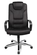 Miniatyrbillede 2 af 5: Topstar direktionsstol "Comfort Point 50 Microfibre", krom ryglæn / sæde lavet af slidstærkt mikrofiber, med lændestøtte - 1 stk (7819 TA3)