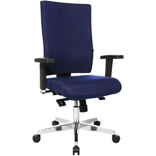 Topstar kontorsstol "Lightstar 50,80cm (20"), tygöverdrag: svart inkl. höjdjusterbara armstöd "G3", ergonomiska (LS29WG G20)