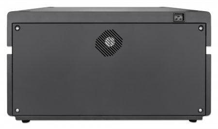 MANHATTAN 20-porttinen latauskaappi 360 W 20 USB-C PD -porttia, tilavat lokerot puhelimille ja tableteille, yhteensä 360 W, jopa 3 A/18 W porttia koht
