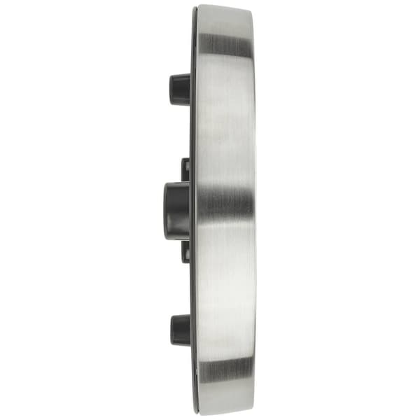 TFA Dostmann 60.3029.06 Kvarts Väggklocka 220 mm x 44 mm x 220 mm Rostfritt stål