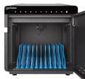 Miniatyrbillede 6 af 6: MANHATTAN 10-ports ladeskab 180 W 10 USB-C PD-porte, rummelige rum til mobiltelefoner og tablets, 180 W i alt, op til 3 A/18 W pr. port, låsbar, overs