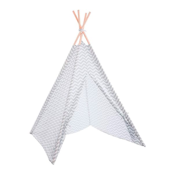 Atmosphera Säilytyskannen Kanssa Tipi 160x120 Cm Valkoinen