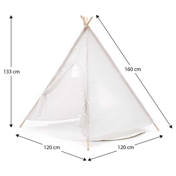 Robin Cool Tipi-tält Montessori Method Koda Durchsichtig 3 Years