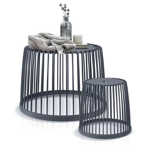 Prosperplast Korg I Rostfritt Stål Clubo Collection 59x59x45.5 Cm 4 Enheter Silver