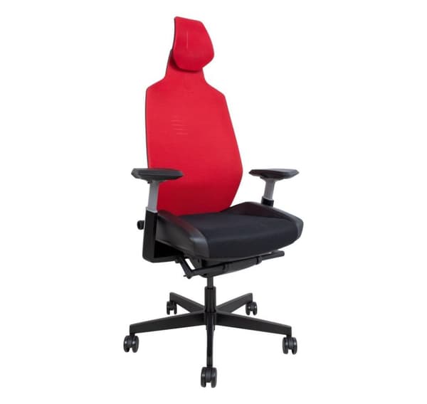 Gaming stol RONIN sort/rød