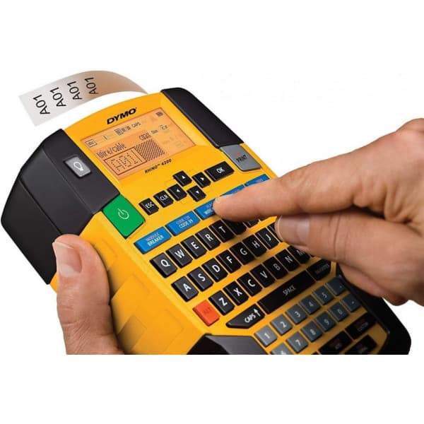 Dymo Rhino 4200 -märkningsskrivare, väska inkluderad