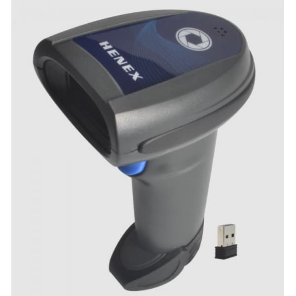 Henex HC-5208SR -viivakoodinlukija, Bluetooth, 2D, musta