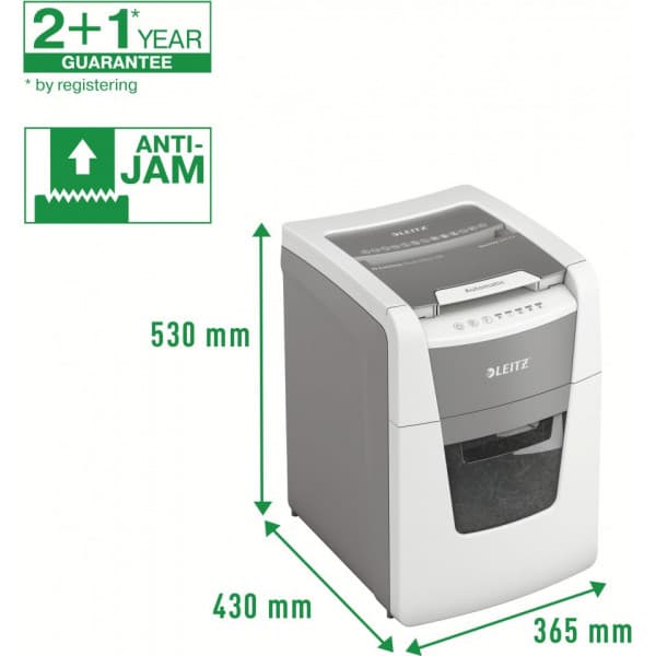 Leitz IQ Small Office 100 -automaattinen paperisilppuri, P4