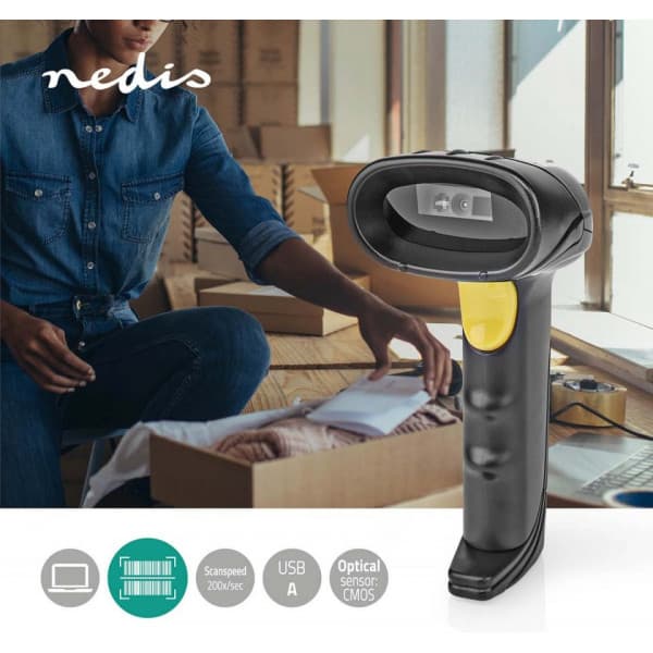 Nedis-2D/QR-viivakoodinlukija