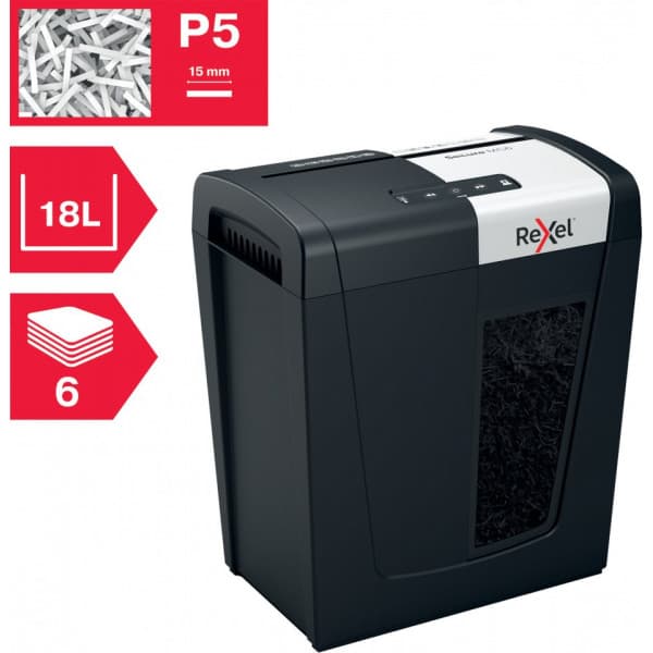 Rexel Secure MC6 -paperisilppuri, P5