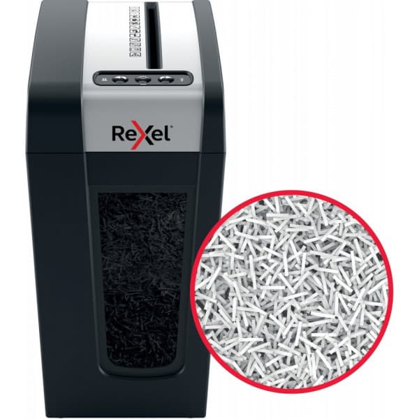 Rexel Secure Slimline MC4 -pappersstrimlare, P5