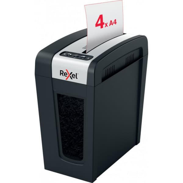 Rexel Secure Slimline MC4 -pappersstrimlare, P5