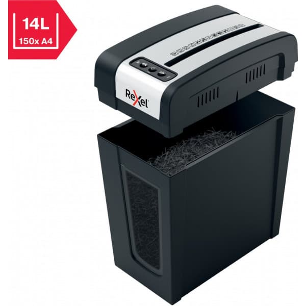 Rexel Secure Slimline MC4 -pappersstrimlare, P5