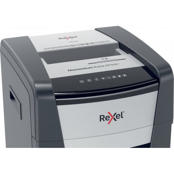 Rexel Momentum Extra XP418+ -pappersstrimlare, P4