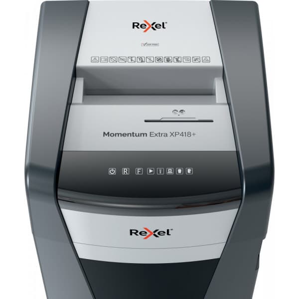 Rexel Momentum Extra XP418+ -pappersstrimlare, P4