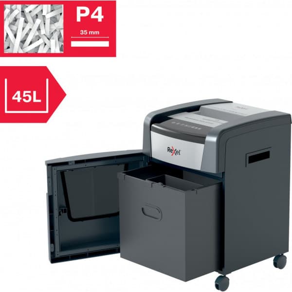 Rexel Momentum Extra XP418+ -pappersstrimlare, P4