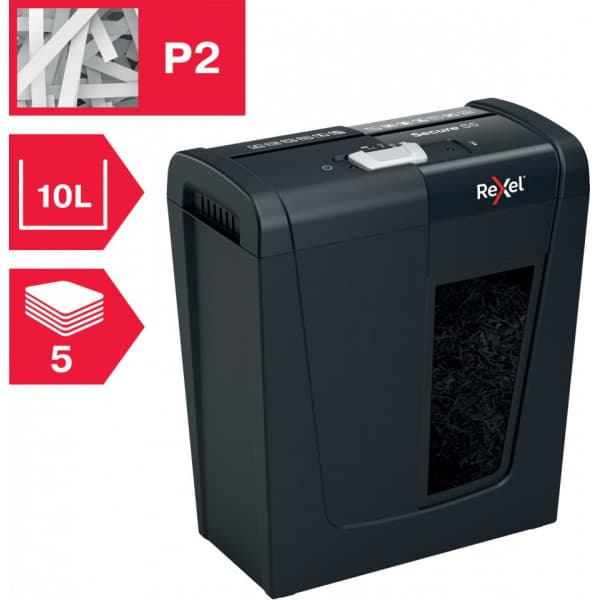 Rexel Secure S5 -paperisilppuri, P5