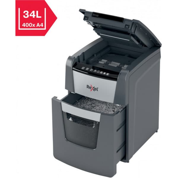 Rexel Optimum 100M automaattinen -paperisilppuri, P5