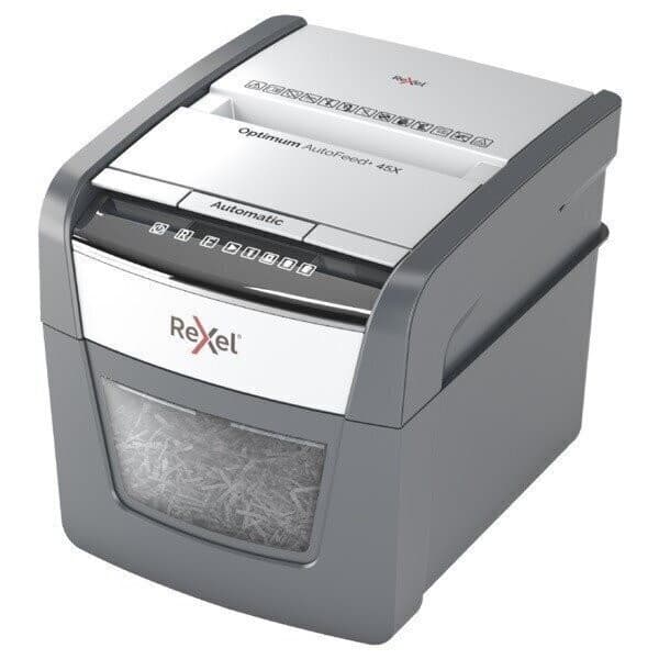 Rexel Optimum 45X automaattinen -paperisilppuri, P4