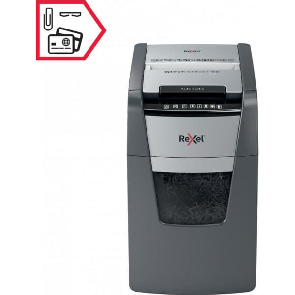 Rexel Optimum 150X automaattinen -paperisilppuri, P4