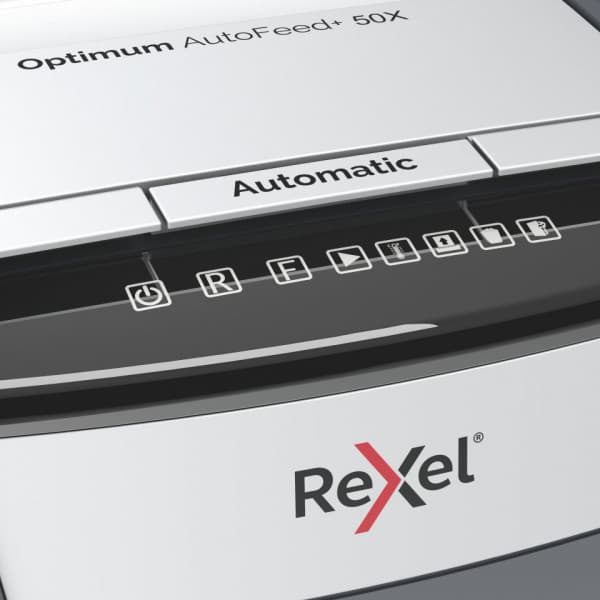 Rexel Optimum 50X automaattinen -paperisilppuri, P4