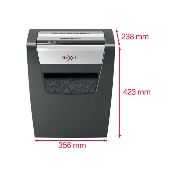 Rexel Momentum X410 - pappersstrimlare, P4