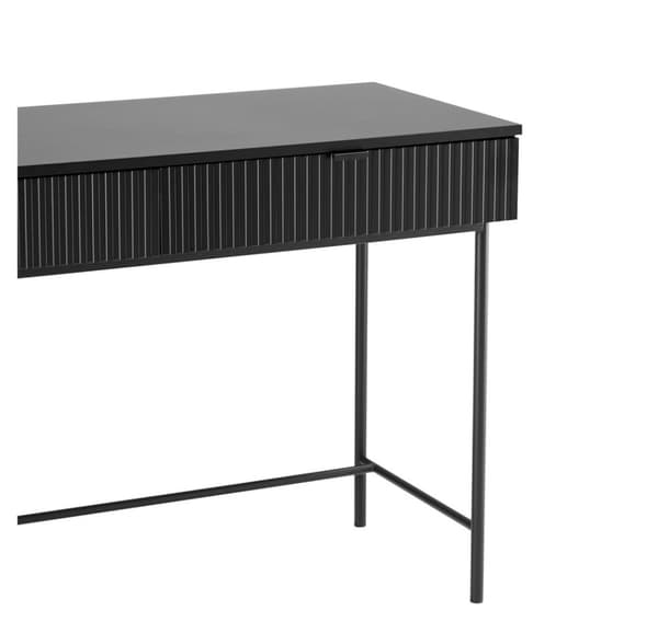 Skrivebord SEQUENCE 120x50xH79cm, 3D sort