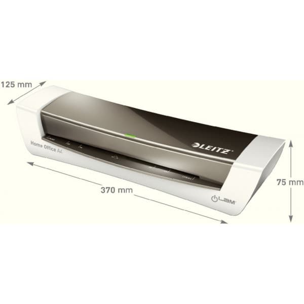 Leitz iLAM Home Office A4 -laminointilaite, tummanharmaa