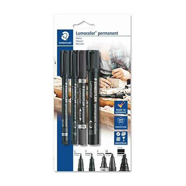 Staedtler-filt pennor set, 4 pennor, svart