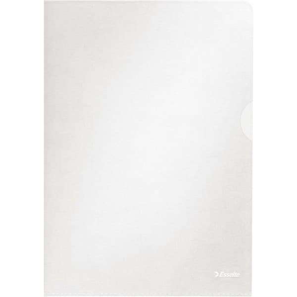 Esselte Premium -muovitasku, 100 kpl, kirkas