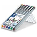 Pikkukuva 3 / 3: Staedtler Fineliner pigment liner -kuitukärkikynä, 0.3 mm, 6 kpl